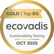 Ecovadis gold accred