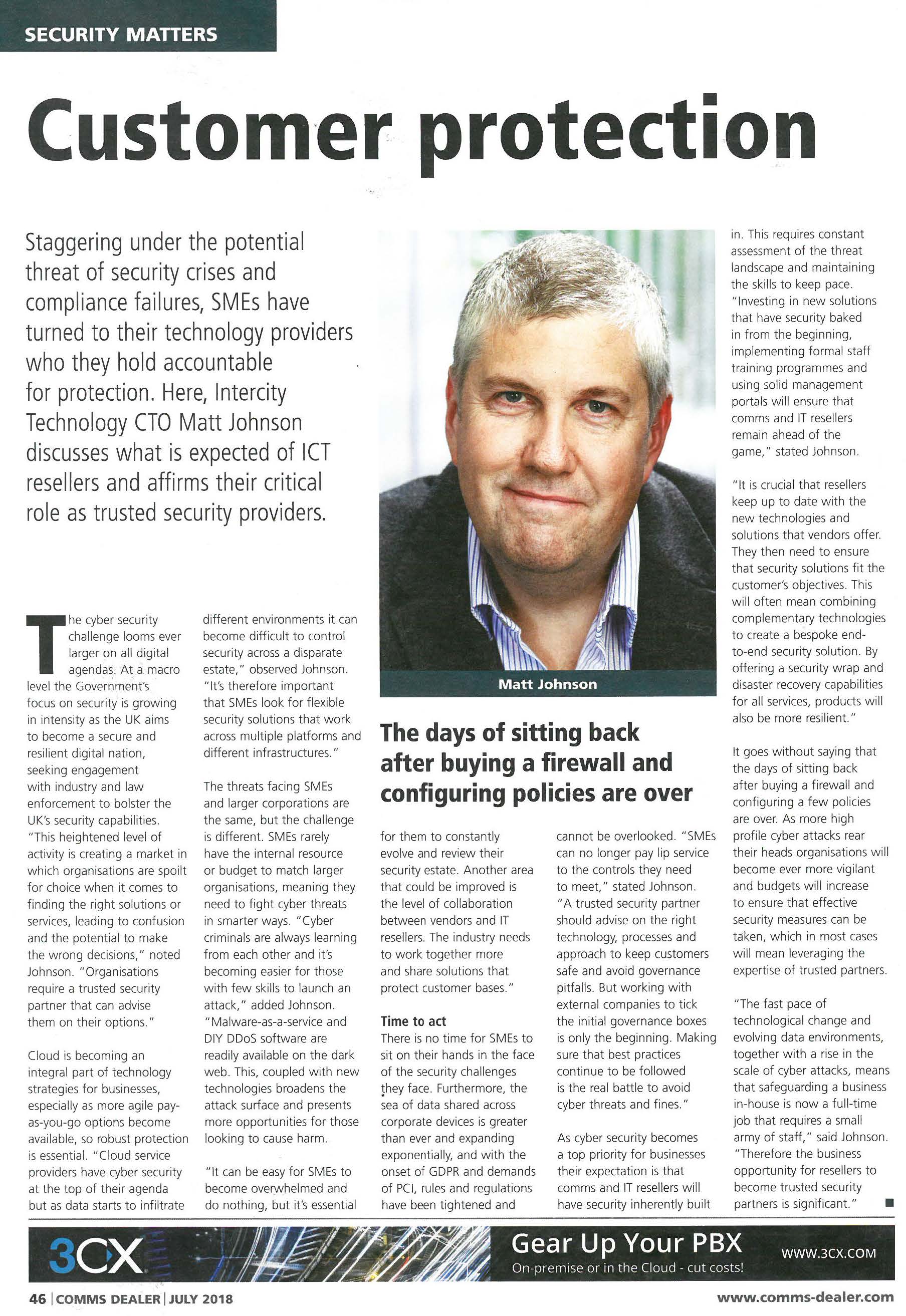 Security matters: The role of IT resellers