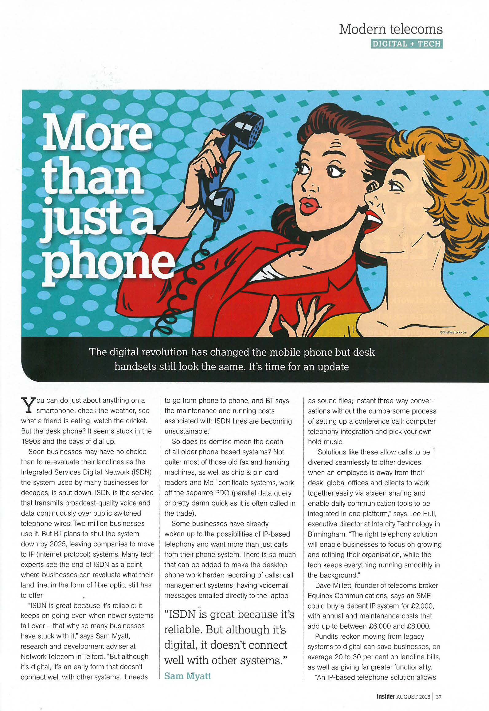 Midlands Business Insider - Telephony tech feature - Page 1