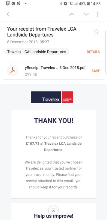 Example phishing attack emails