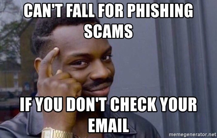 Can't fall for phishing scams if you don't check your email | Online Security - Intercity